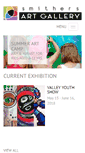 Mobile Screenshot of gallery.smithersart.org